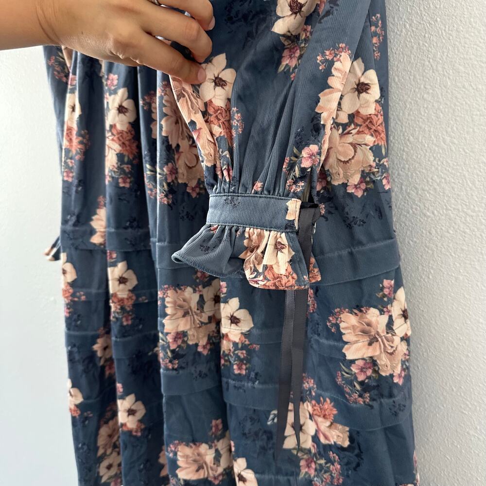 Petite Amalie Bouquet Printed Cord Dress 12 Y - Picture 7 of 8